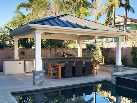 Southern California Patio Cabana Design | Build 8